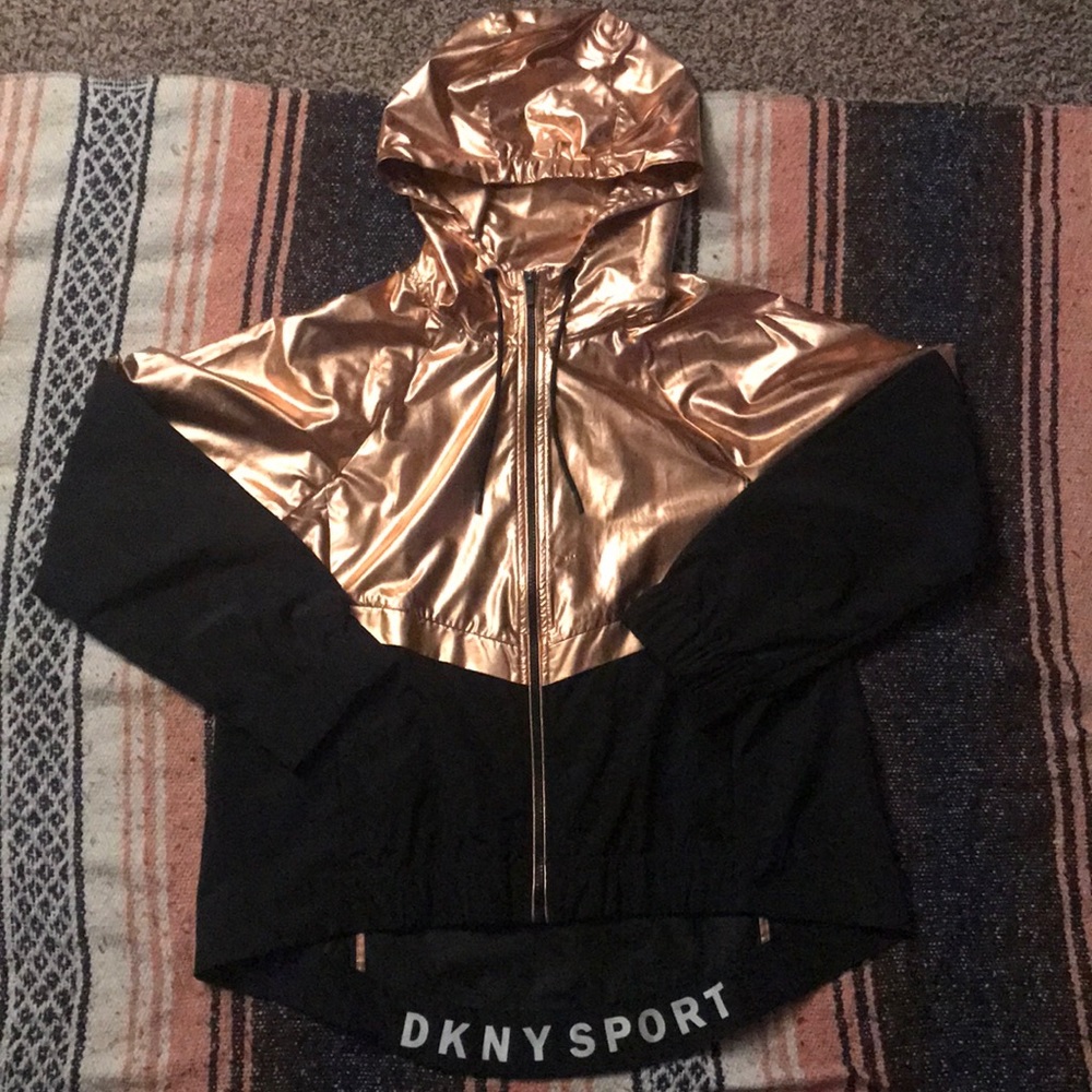 DKNY SPORT ROSE GOLD WINDBREAKER